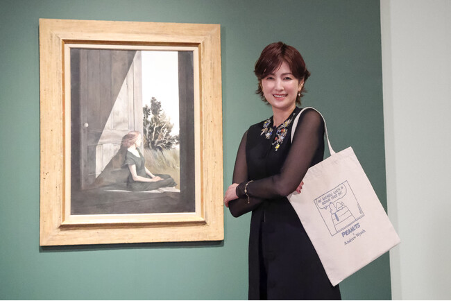 今日から開幕！「東京都美術館開館100周年記念　アンドリュー・ワイエス展」俳優・吉瀬美智子さんが来場！「ワイエスの作品が持つ力に引き込まれ、“ずっとここにいたい”と思いました。」