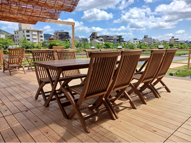 【Shizuru鴨川】1日1室限定、京の夏の風物詩「納涼床」（川床）を専有する113平方メートル の特別客室が誕生