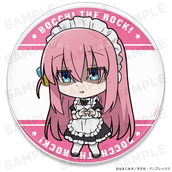 アニメ「ぼっち・ざ・ろっく！」アクリルコースター(スタンド付)、厚みアクリルスタンド、ダイカットステッカーの受注を開始しました！