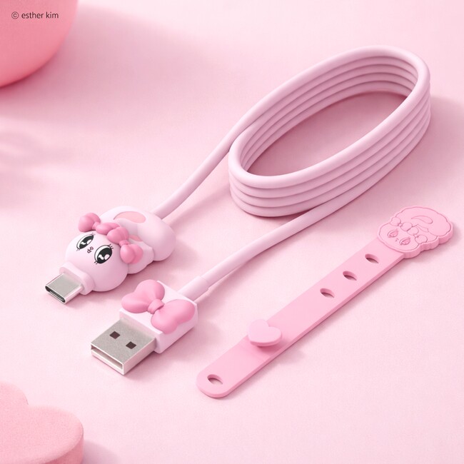 エスターバニーのUSBケーブルが新登場！かわいさと実用性を兼ね備えたデザインアイテム