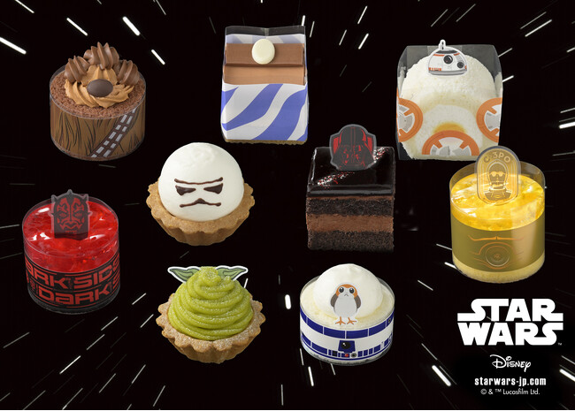 【銀座コージーコーナー】『スター・ウォーズ』の世界観を表現したスイーツが登場！キュートな「グローグー」をデザインしたチョコケーキも！