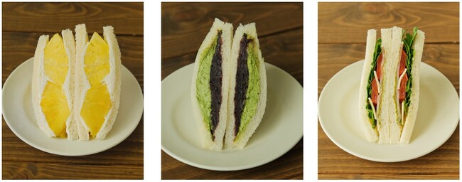 季節を味わう爽やかな「旬香るフレッシュパイン＆生クリーム」　「小倉あん＆ほろ苦抹茶クリーム」や「生ハムとトマトのイタリアンチーズサンド」など彩り豊かな新作サンドイッチを5月1日（金）より発売開始