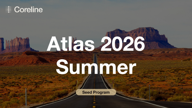 創業期のスタートアップ向けシード投資プログラム「Atlas 2026 Summer」開催決定