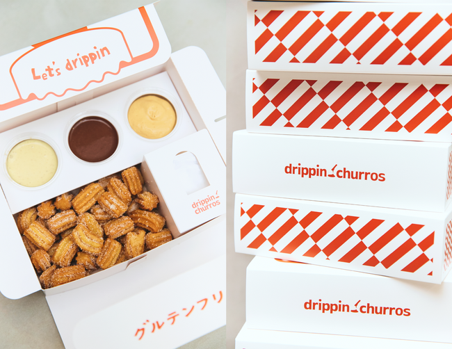グルテンフリーのディップチュロス専門店「drippin' churros」から、手土産にぴったりな”パーティーボックス”が登場