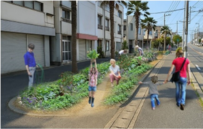 松戸市北小金ハワイ通りで“食べられる景観”をつくろう「小金みんなのエディブルガーデン」が本格始動！