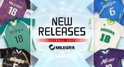 シンプルから個性派まで幅広いチームスタイルに対応！バレーボールウェアブランド「MILEGRA」が、2026新デザインの販売を開始