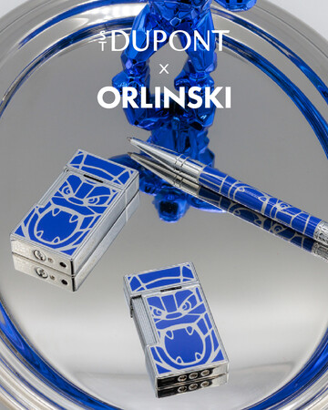 S.T. DUPONT（エス・テー・デュポン）は、国際的に著名なフランス人現代アーティスト、Richard Orlinskiとのコラボレーションを発表