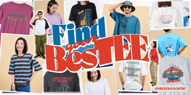 【オッシュマンズ限定】オッシュマンズが展開するTシャツから、厳選した人気5ブランドとの別注Tシャツコレクションをご紹介！
