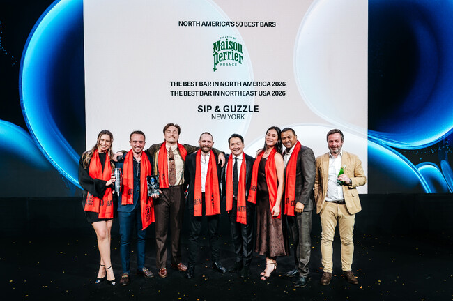 SG Group姉妹店、日本発のBarカルチャーが北米最高峰に選出！ニューヨーク「Sip & Guzzle」がNorth America’s 50 Best Barsで第1位受賞