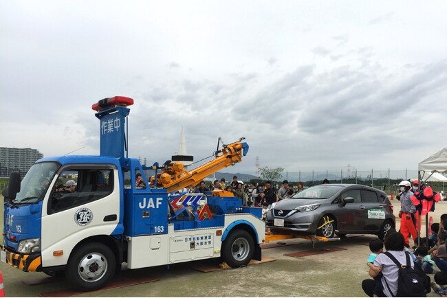 【JAF大阪】淀川河川公園 枚方地区にて開催される『のりものあつまれ！はたらくくるま』にJAFブースを出展！