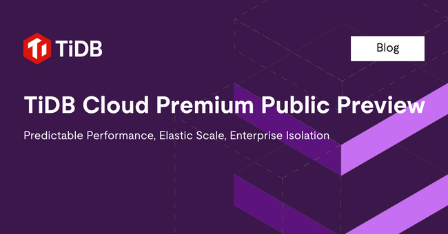 PingCAP、AI対応の次世代アーキテクチャ「TiDB X」を採用したエンタープライズ向け「TiDB Cloud Premium」をパブリックプレビューで公開