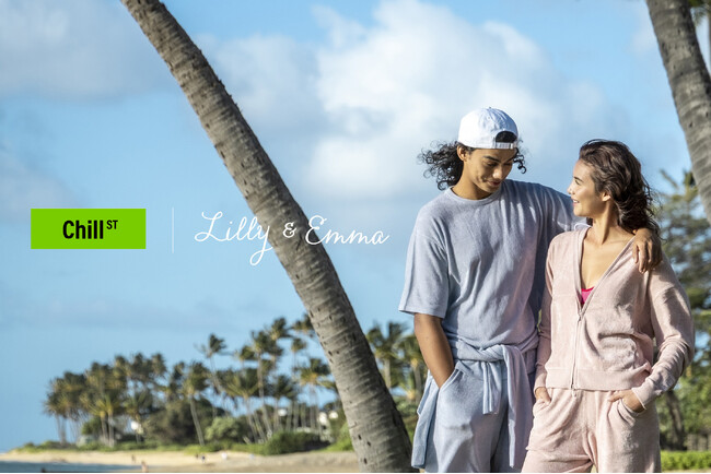 【LIMITED EDITION】ストリートパジャマブランド「Chill ST」ハワイ発祥「Lilly&Emma」とのコラボアイテムが日本上陸表参道ヒルズ店にて5/15より数量限定発売
