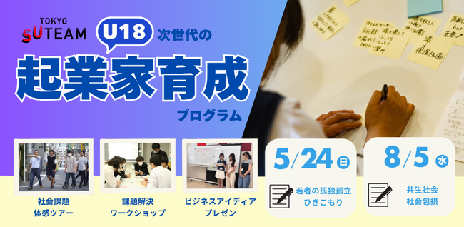 【参加者募集】中高生が社会課題の現場を見てビジネスプランをつくる1dayプログラム――5/24(日)・8/5(水)開催