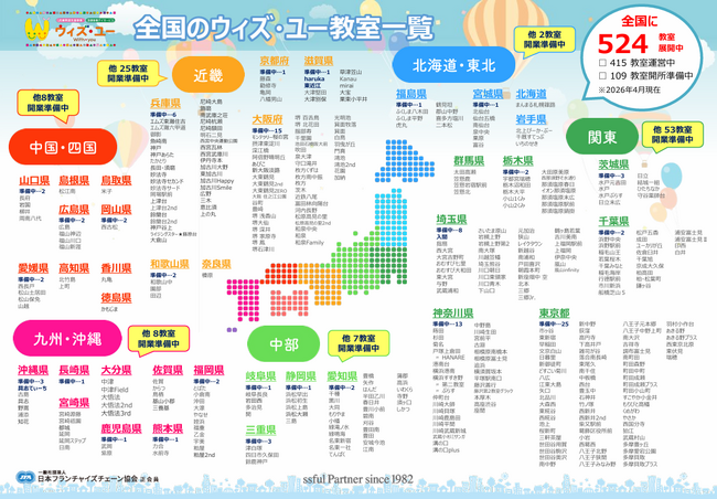 児童発達支援・放課後等デイサービス「ウィズ・ユー」全国420教室へ