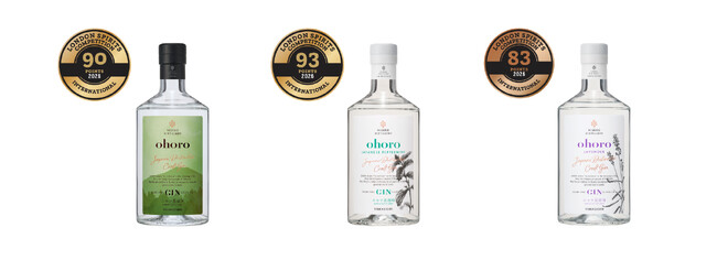 ニセコ発クラフトジン『ohoro GIN』 ロンドン国際コンペで金賞2冠を含む3賞受賞