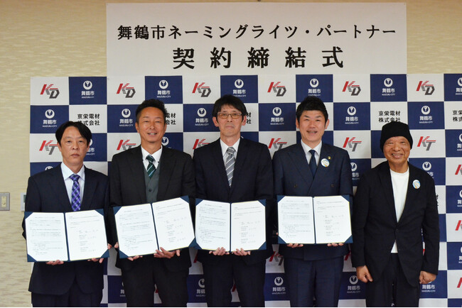 舞鶴市、体育館のネーミングライツ契約を京栄電工ら3社と締結へ
