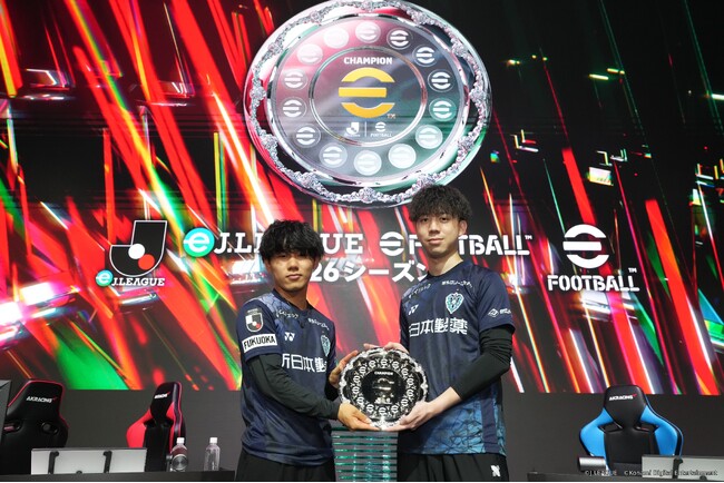 ＪリーグとKONAMIが共同開催するeスポーツ大会「eＪリーグ eFootball(TM) 2026シーズン」アビスパ福岡が初優勝を飾る