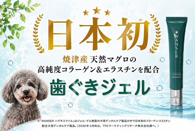 愛犬のオーラルケア、実は「歯」より「歯ぐき」が重要。歯科医×獣医開発の犬用口腔ジェルが「日本初*」に認定