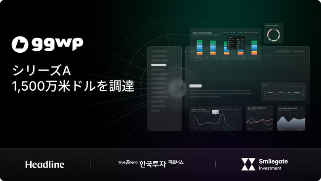 AIコミュニティ・セーフティ・プラットフォームの「GGWP」、シリーズAで1,500万米ドルの資金調達を完了。日本・アジア市場での展開を加速