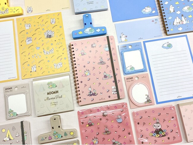 大人も持ちやすいさりげないムーミン柄。初夏を爽やかに彩る新作文房具＆雑貨コレクションが日本ホールマークから発売