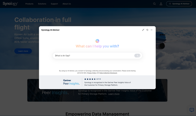 Synology(R) 、正確で信頼性の高い情報検索を実現する AI Advisor を正式発表