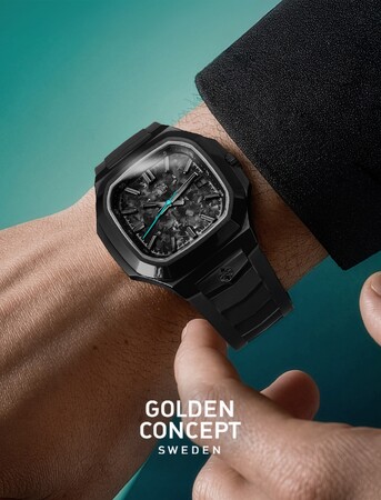 GOLDEN CONCEPTから、カーボンダイアルを採用した新作腕時計「Royal Sport Carbon」が登場。