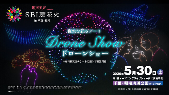 【千葉】湘南美容クリニック presents SBI舞花火 in 千葉・稲毛海浜公園（いなげの浜）feat. SKY ORCHESTRAコンテンツ追加のお知らせ