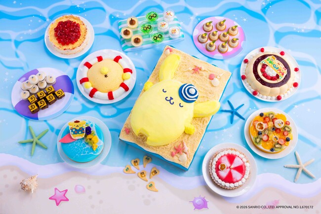 【ヒルトン広島】30周年を迎えた『ポムポムプリン』の世界を五感で楽しむスイーツビュッフェを開催