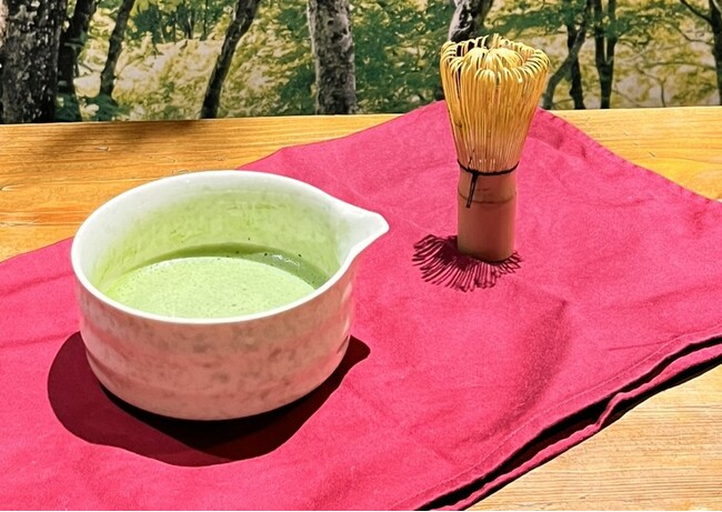 新茶シーズン到来！　おふろcafe ハレニワの湯にて、熊谷市妻沼のお茶屋さん「西田園」の抹茶でととのえる「抹茶ワークショップ」を5月の日曜日に毎週開催