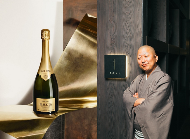 【JWマリオット・ホテル東京】ミシュラン二つ星シェフ西田和峰が贈る一夜限りの饗宴　シャンパーニュの至宝「KRUG」と共鳴する8席限定の割烹ディナーを開催