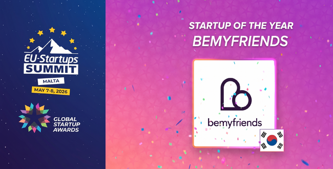 「K-ファンダムビジネス、ヨーロッパも注目」 bemyfriends、「Global Startup Awards」にて「Startup of the Year」を受賞