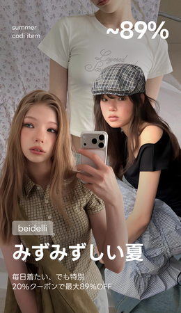 着映えする毎日コーデが、今いちばんお得に - Beidelli 独占セール 最大89%OFF