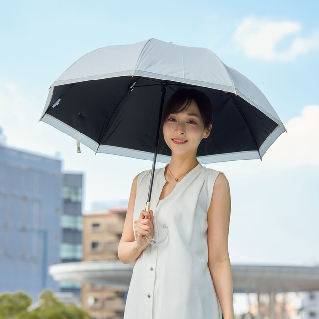 遮熱効果マイナス4℃で猛暑でもキレイをキープ。150通りから選べる“差す猛暑対策”東レ サマーシールド(R)II採用の高機能日傘「Soluna サマーシールド晴雨兼用傘」