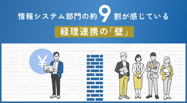 【情報システム部門の本音調査】約9割が経理との連携に壁。 要因1位は
