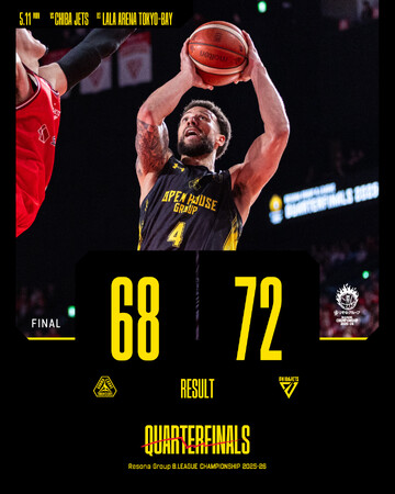 【群馬クレインサンダーズ：試合結果】5/11(月) vs 千葉ジェッツ りそなグループ B.LEAGUE QUARTERFINALS 2025-26
