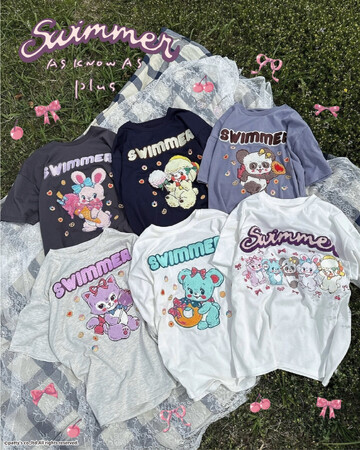 AS KNOW AS plusから『SWIMMER』のTシャツが登場!
