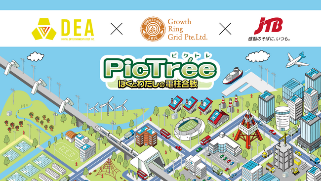 DEAとGRGとJTBの3社が連携、参加型社会貢献ゲーム「PicTree(ピクトレ)」で自治体のインフラ課題を解決へ