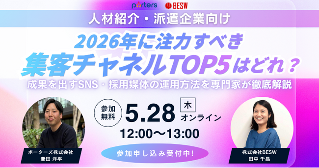 おすすめの集客チャネルは？人材紹介・派遣企業が今本当に注力すべきチャネルTOP5をご紹介！