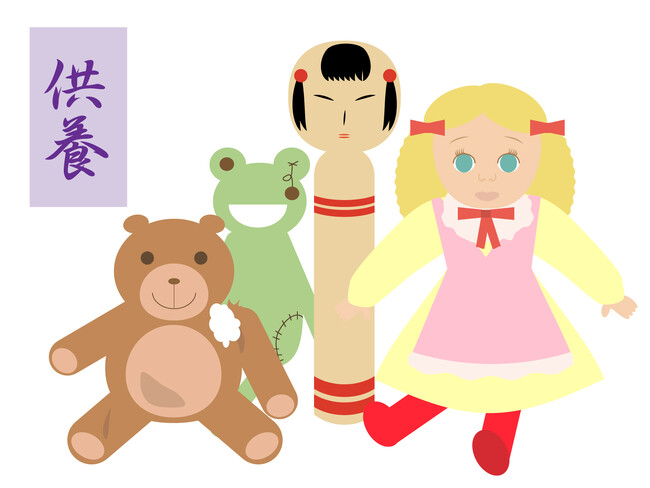 思い出の人形やぬいぐるみに「ありがとう」を
