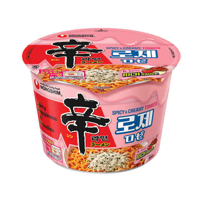 公式アレンジレシピ人気No.1の“ロゼ辛ラーメン”がついに製品化！「辛ラーメン ロゼ カップ」が5月18日（月）よりセブン-イレブンにて先行発売！