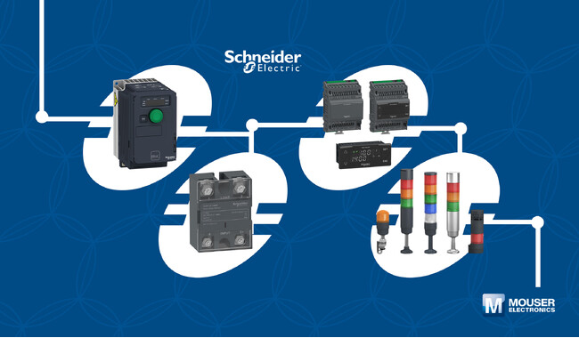 マウザー、Schneider Electricの産業向け製品ラインアップを拡充