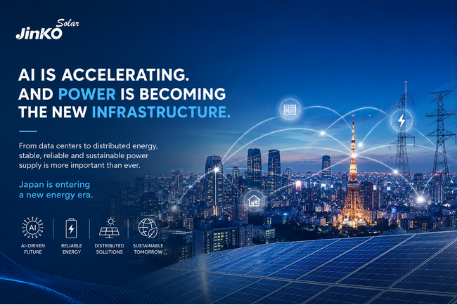 AI時代の到来で高まる電力需要――ジンコソーラー、日本分散型市場向け客制化ソリューションを強化