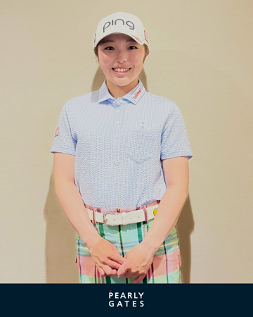 ゴルフアパレルブランド【パーリーゲイツ】が佐久間朱莉プロとウェア契約を締結