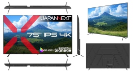 JAPANNEXTが75インチ IPSパネル搭載 USBメモリ再生対応の大型4K液晶モニターをECサイト限定 179,800円で5月14日(木)に発売 JAPANNEXTが75インチ IPSパネル搭載 USBメモリ再生対応の大型4K液晶モニターをECサイト限定 179,800円で5月14日(木)に発売