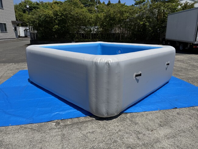【横浜市消防局への導入から進化】時短と大容量を両立。「消防用エアー式スピード貯水タンク」5月提供開始
