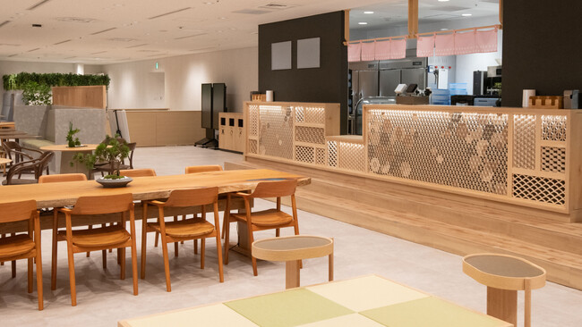 【ビル間交流を促すオフィス戦略】NTTデータ本社内に2店舗目である“和”カフェをオープン