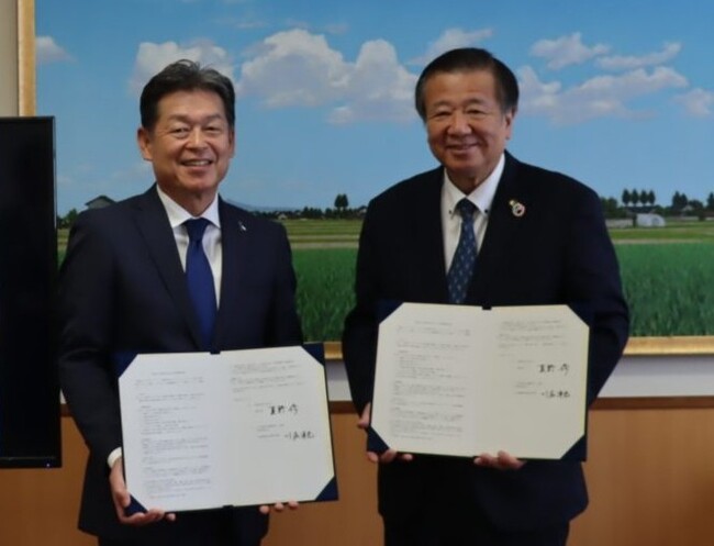 砺波市の皆様が生涯にわたり健やかで心豊かに暮らすことができる社会の実現を目指して明祥株式会社が富山県砺波市と包括連携協定を締結