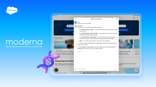 モデルナ、SalesforceのAgentforce Life Sciencesを活用し、グローバルでコマーシャル・オペレーションを統合