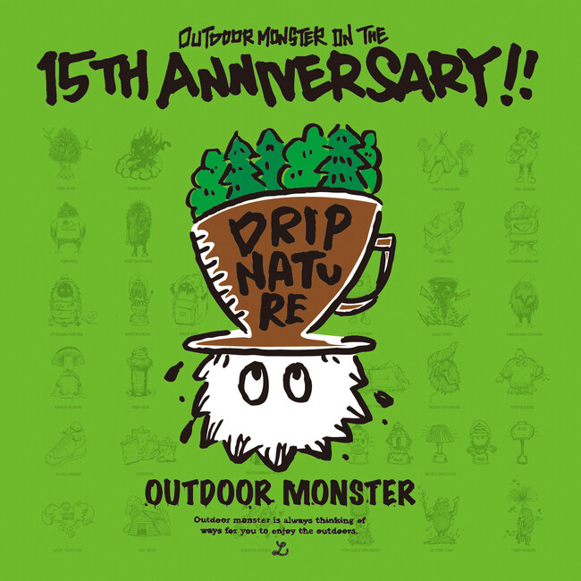 熱狂的ファンを持つ「OUTDOOR MONSTER」初のアート展覧会「OUTDOOR MONSTER 1st ART EXHIBITION -DRIP NATURE-」が仙台PARCOで開催！
