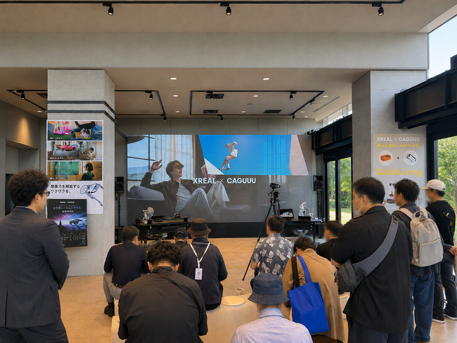 AR×家具で創る「次世代のプレイスタイル」。XREAL主催イベントで、CAGUUUのプロダクトが“没入体験を完成させる相棒”として熱視線